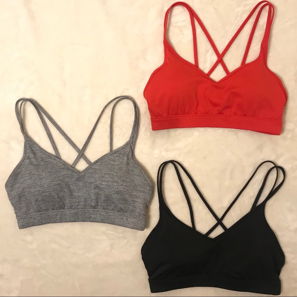 Old Navy Light Support Strappy Sport Bras Bundle